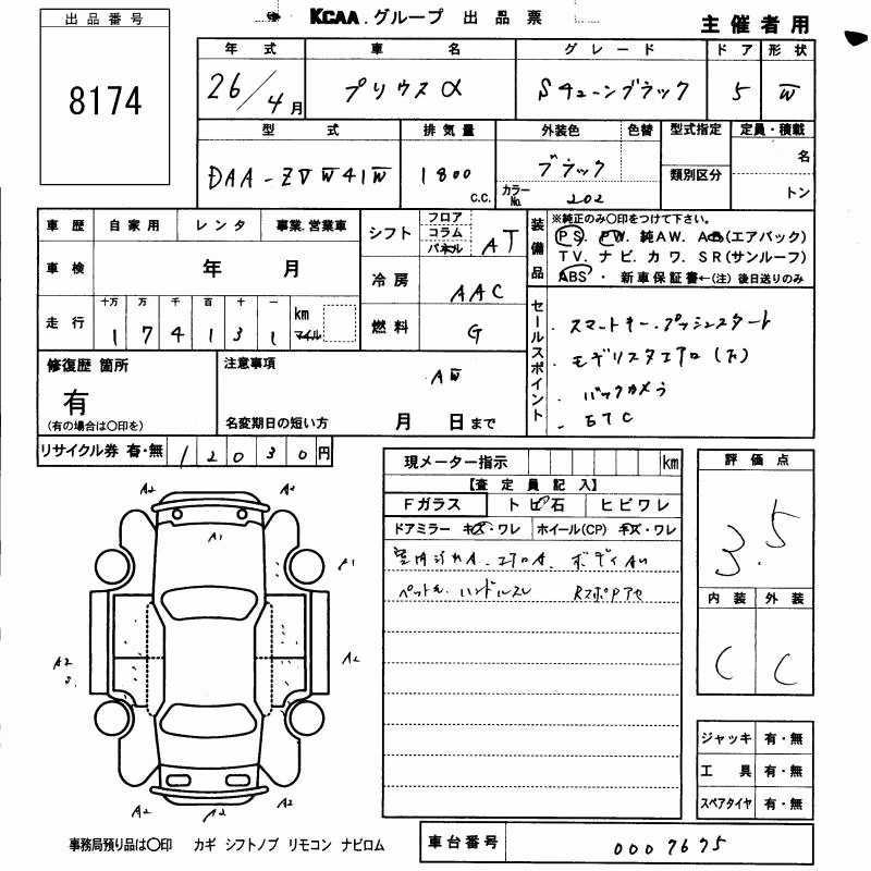 TOYOTA PRIUS ALPHA