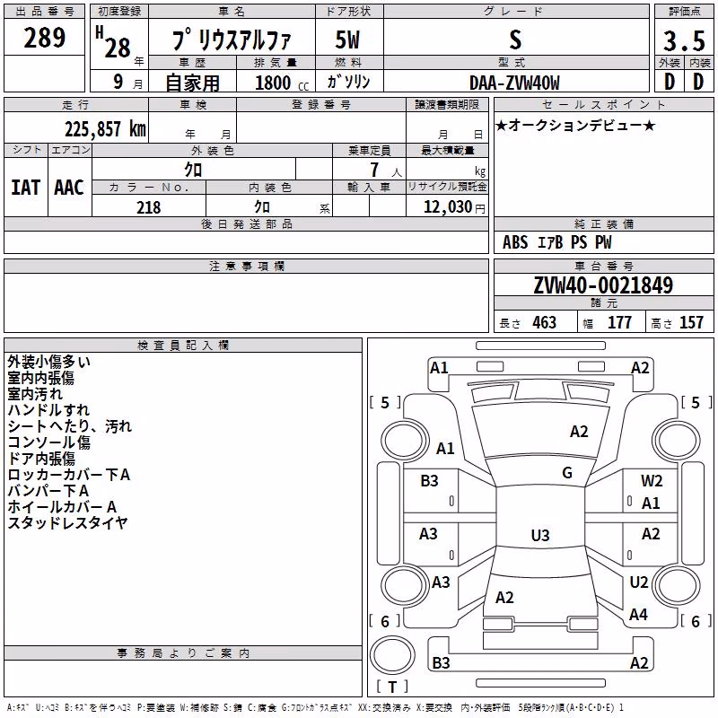 TOYOTA PRIUS ALPHA