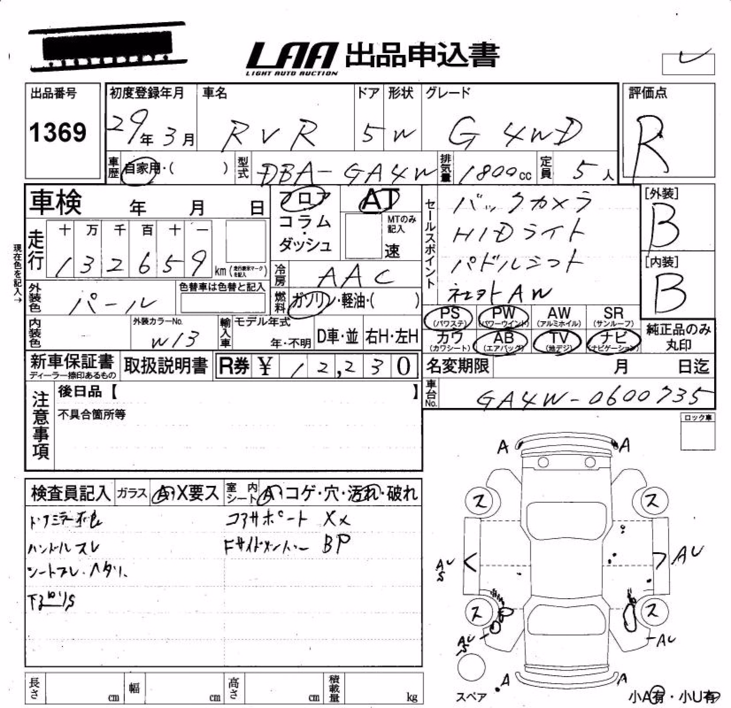 MITSUBISHI RVR