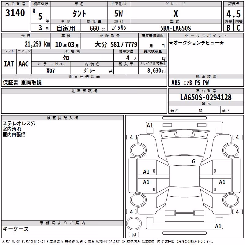 DAIHATSU TANTO