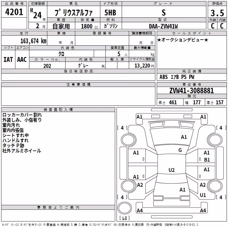 TOYOTA PRIUS ALPHA