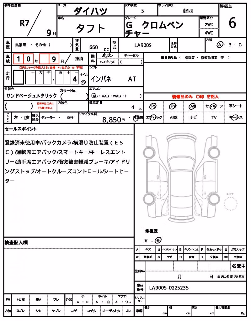 DAIHATSU TAFT