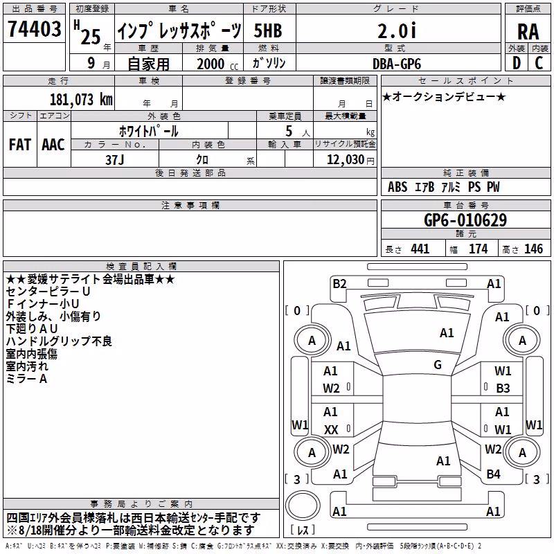 SUBARU IMPREZA