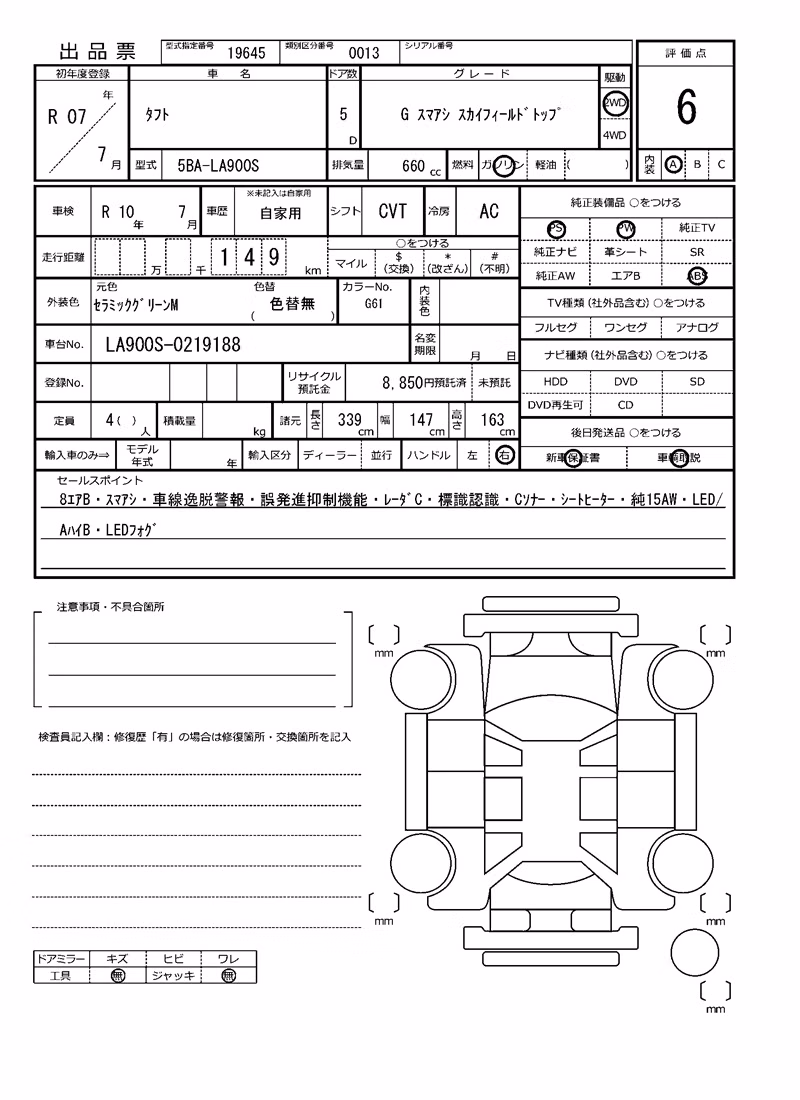 DAIHATSU TAFT