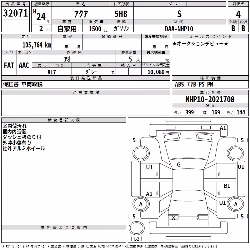 TOYOTA AQUA