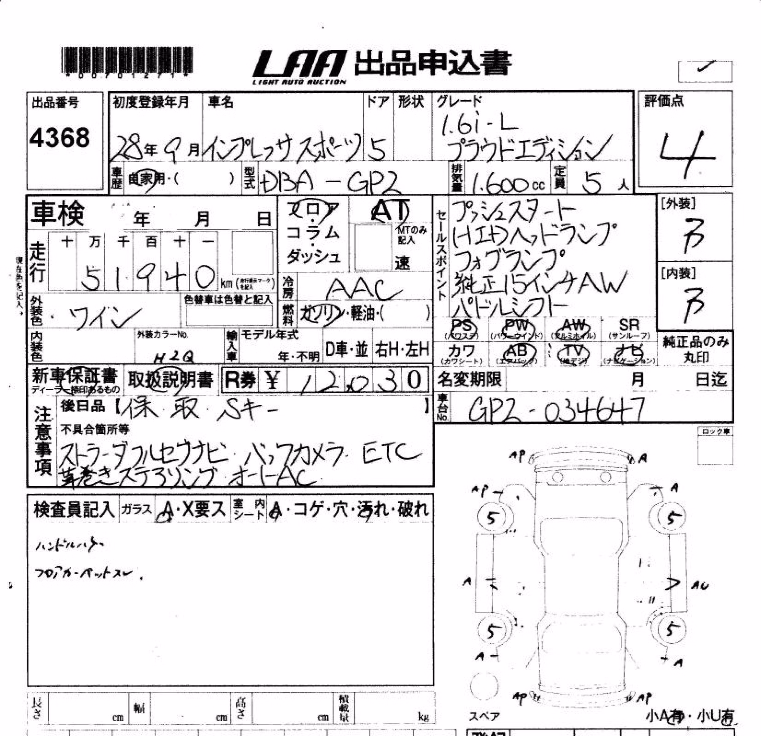 SUBARU IMPREZA
