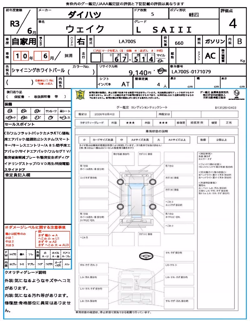 DAIHATSU WAKE