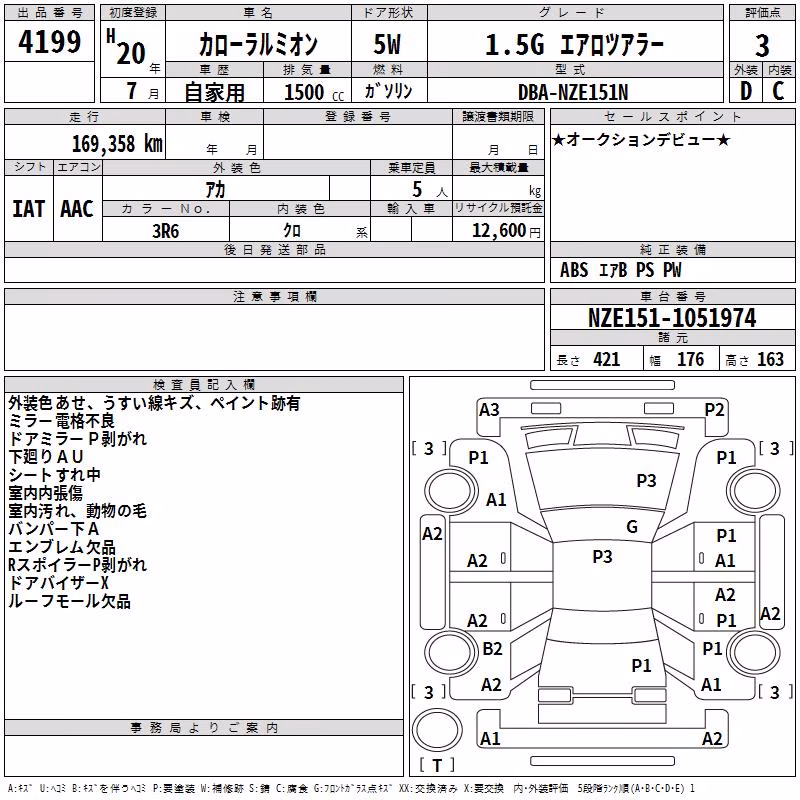 TOYOTA COROLLA RUMION