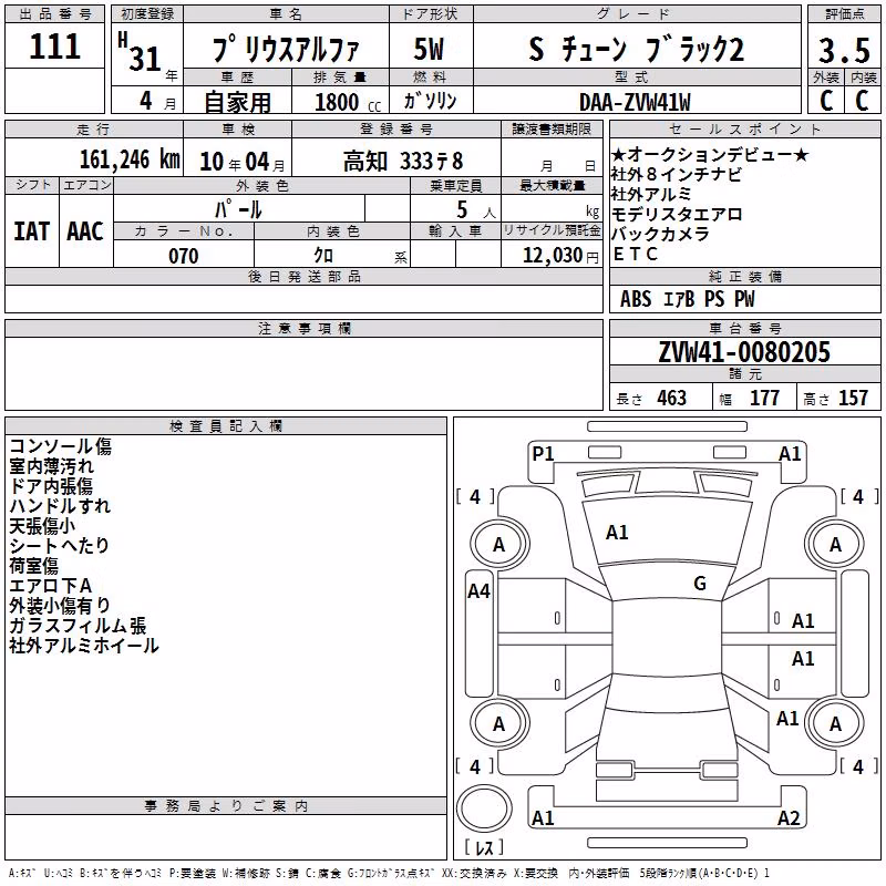 TOYOTA PRIUS ALPHA