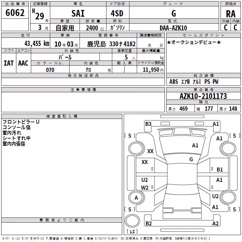 TOYOTA SAI