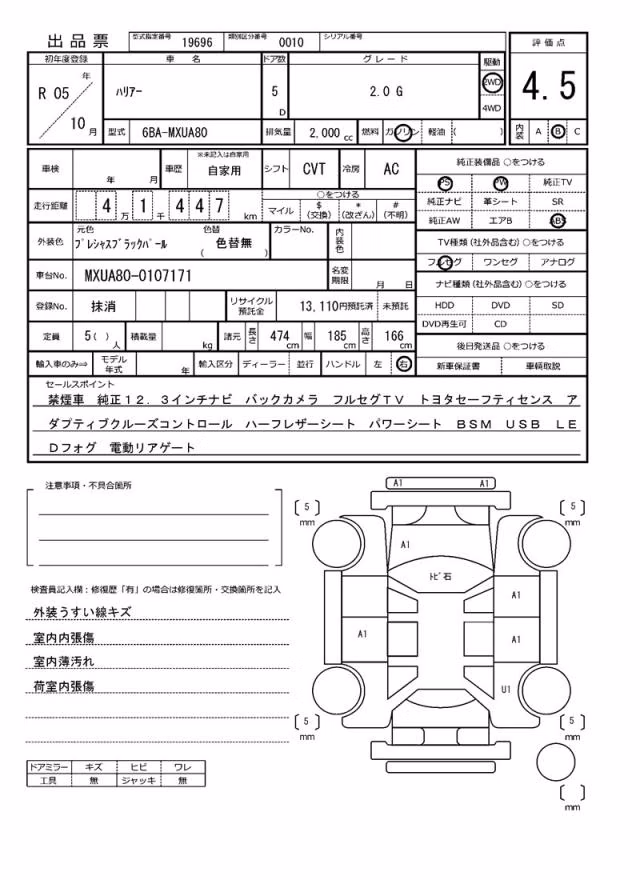 TOYOTA HARRIER