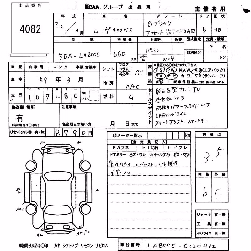 DAIHATSU MOVE CANBUS