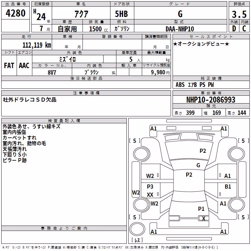 TOYOTA AQUA
