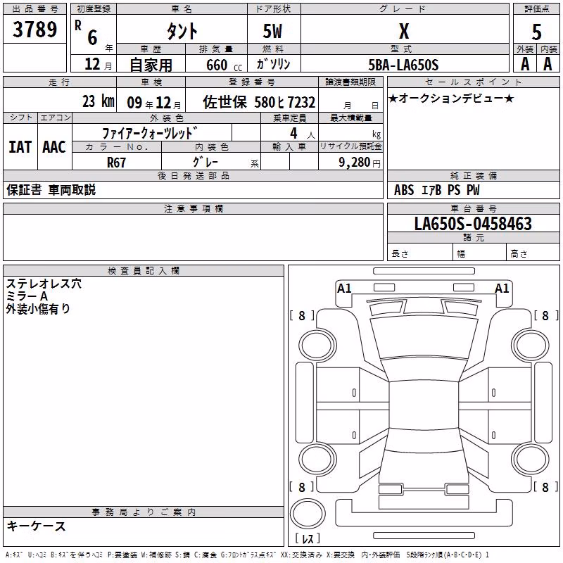 DAIHATSU TANTO