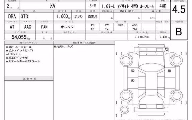 SUBARU XV