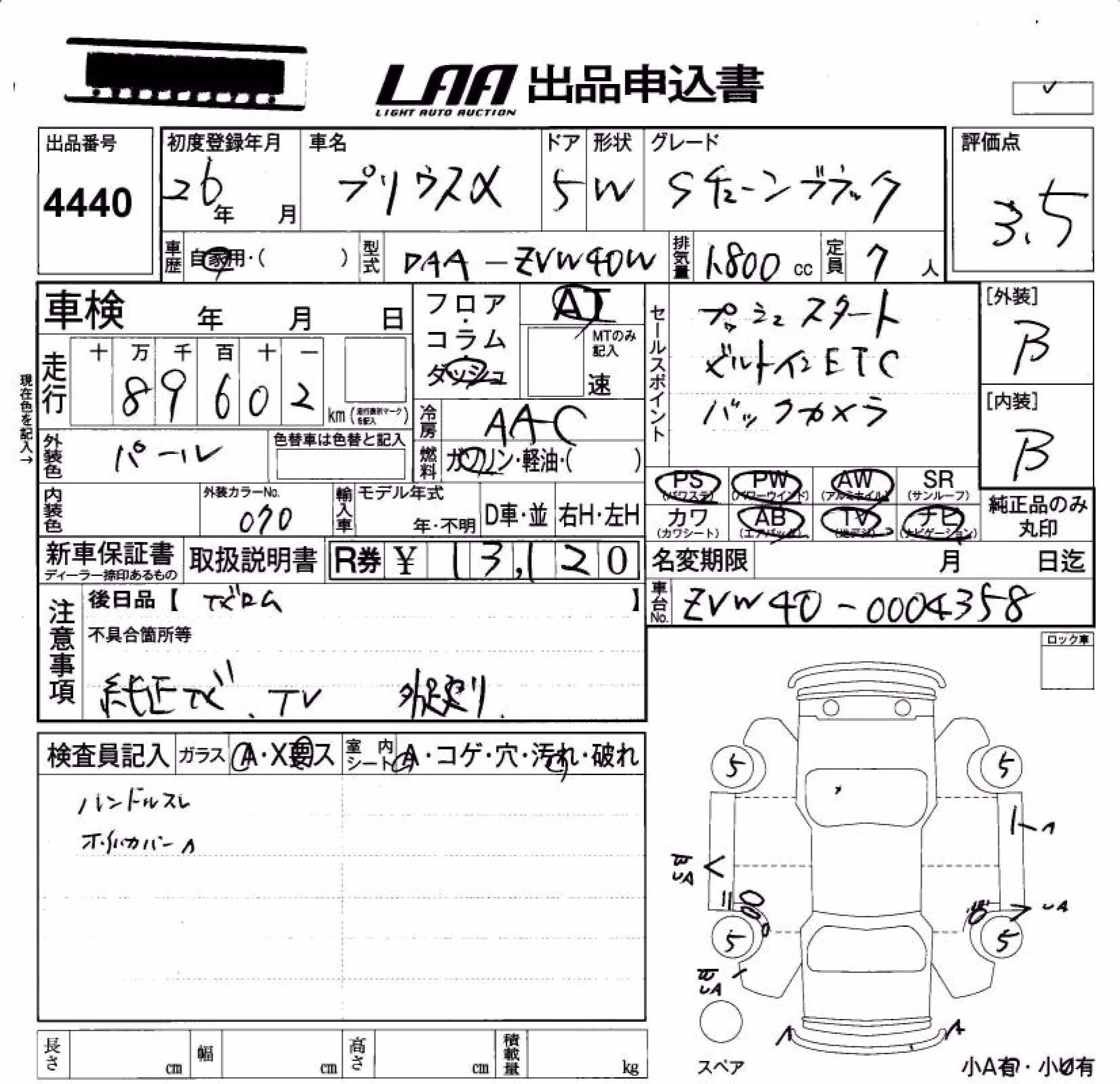 TOYOTA PRIUS ALPHA