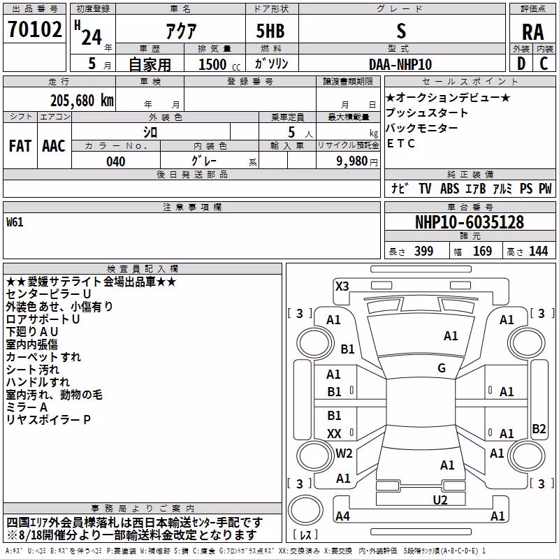 TOYOTA AQUA