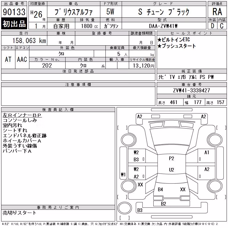 TOYOTA PRIUS ALPHA