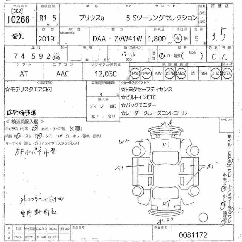 TOYOTA PRIUS ALPHA