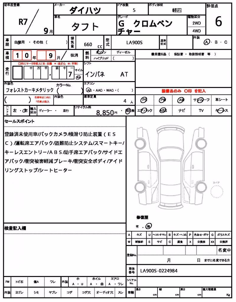 DAIHATSU TAFT