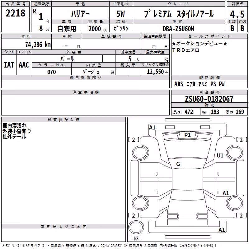 TOYOTA HARRIER