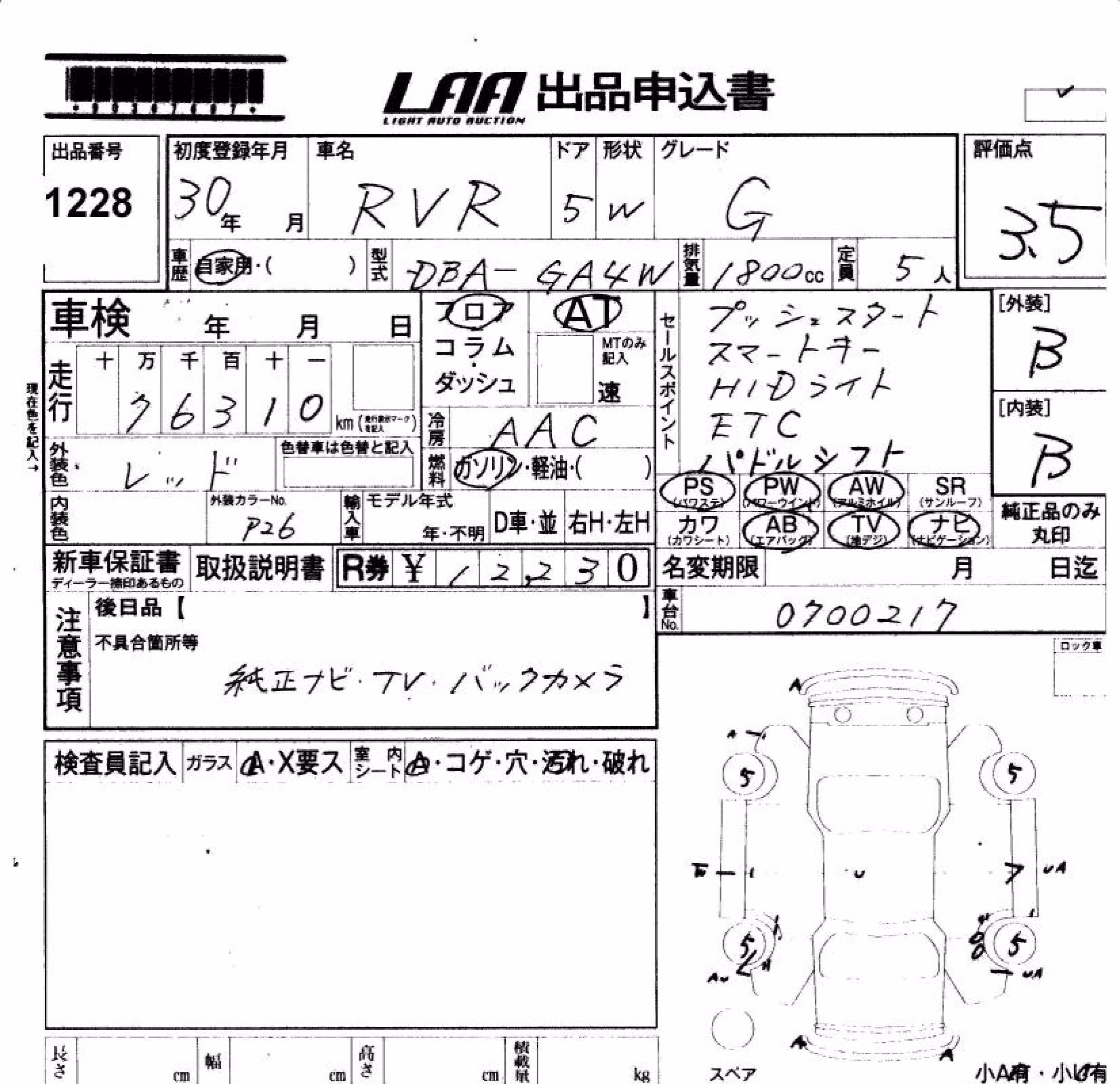 MITSUBISHI RVR