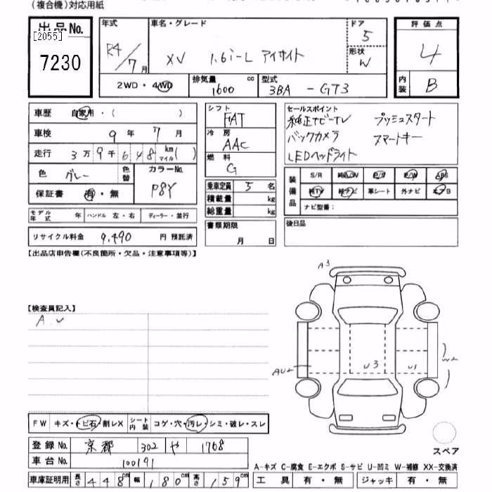 SUBARU XV