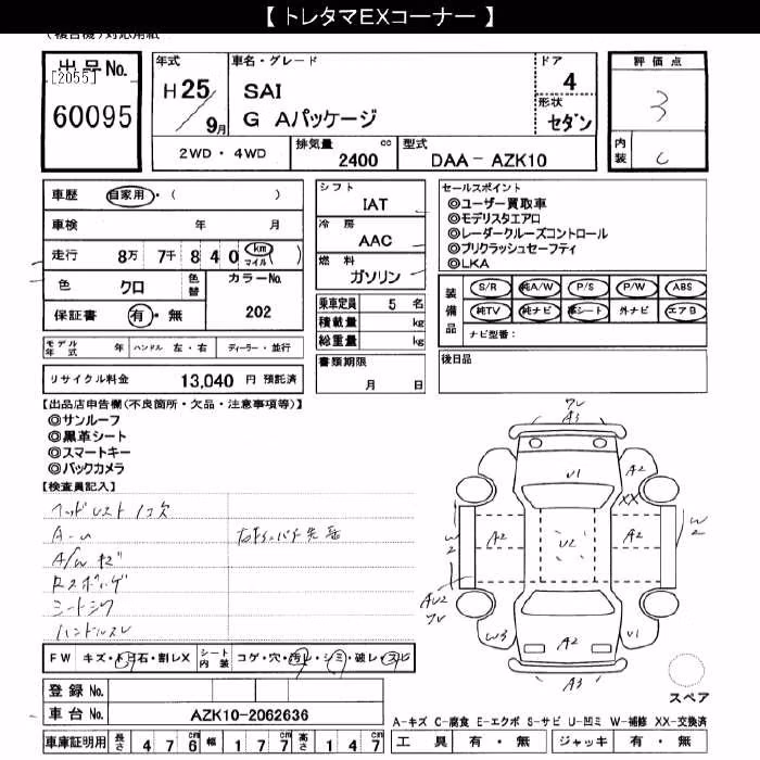 TOYOTA SAI