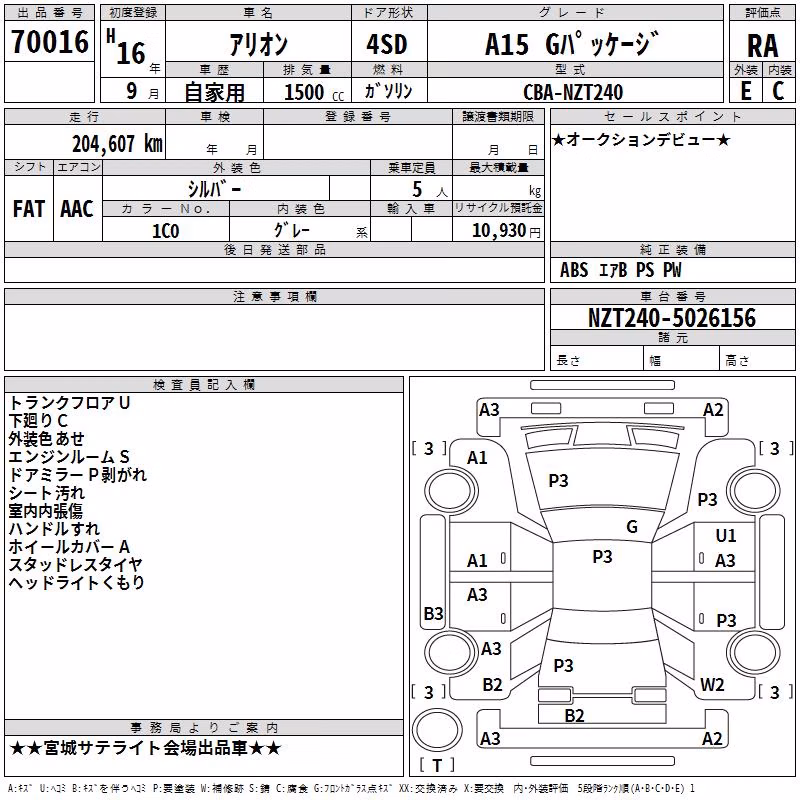 TOYOTA ALLION