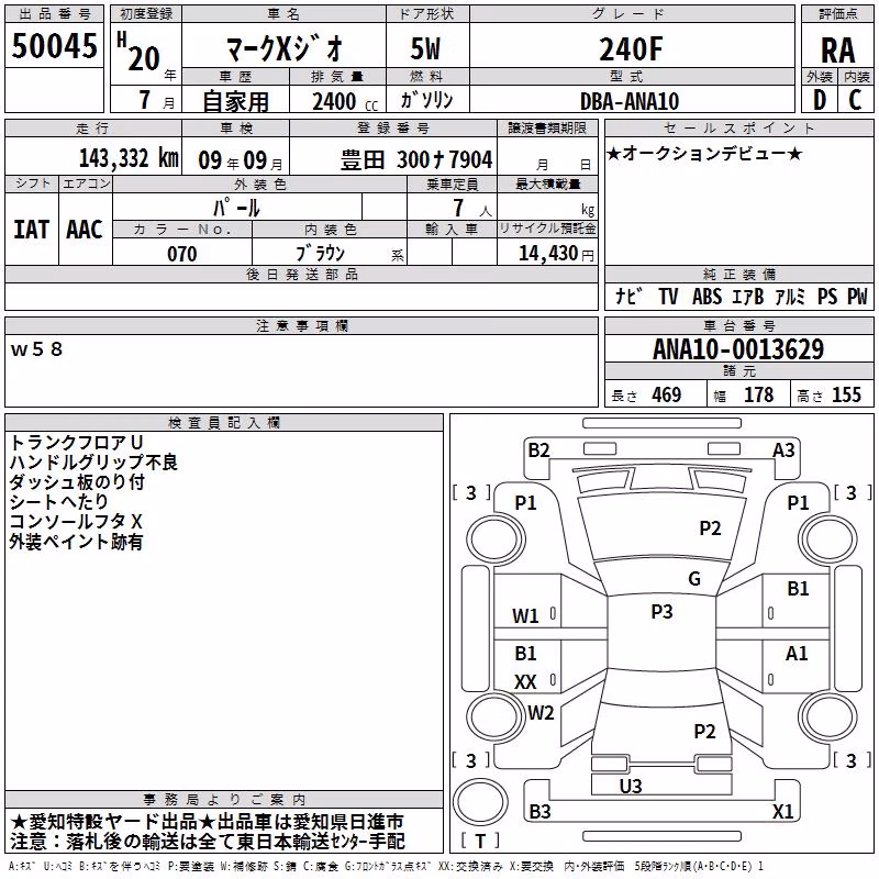 TOYOTA MARK X ZIO