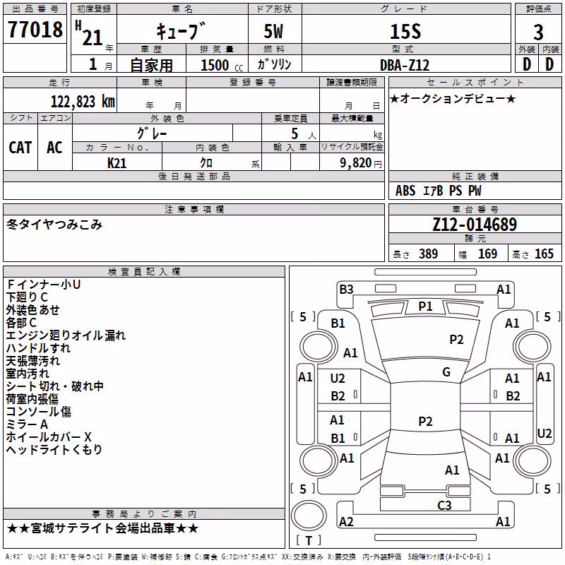 NISSAN CUBE