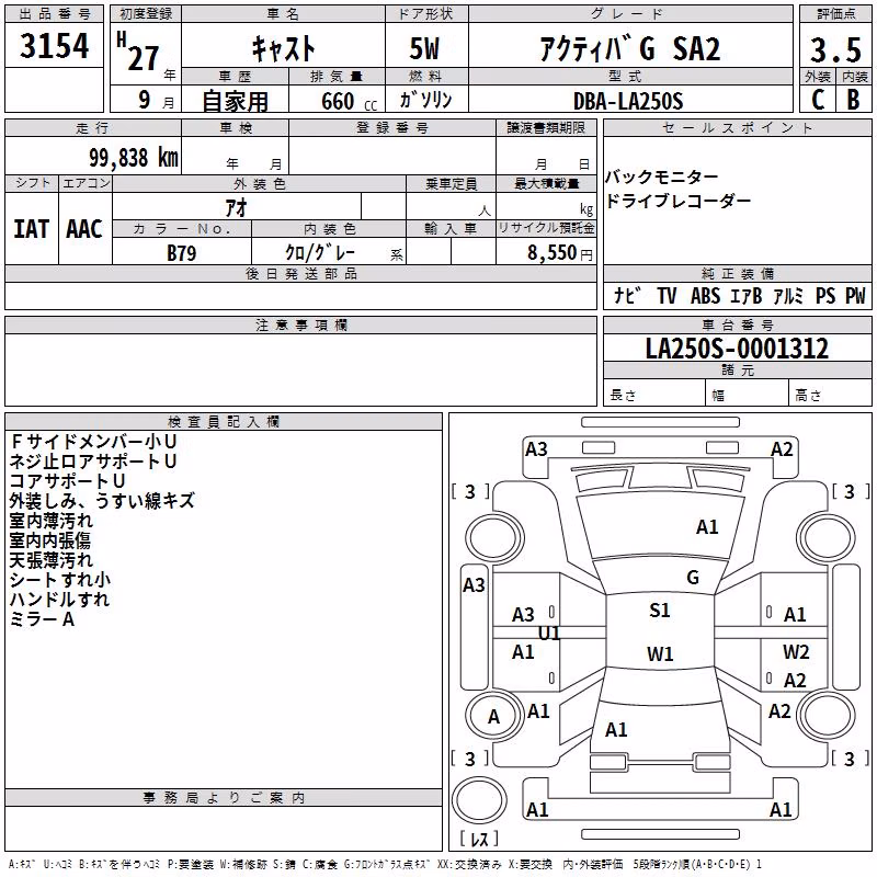 DAIHATSU CAST