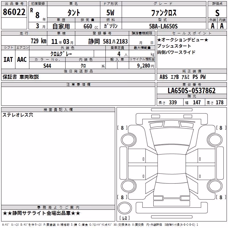 DAIHATSU TANTO