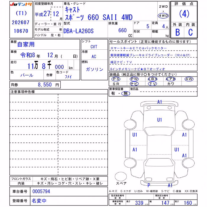 DAIHATSU CAST