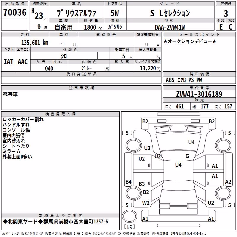 TOYOTA PRIUS ALPHA