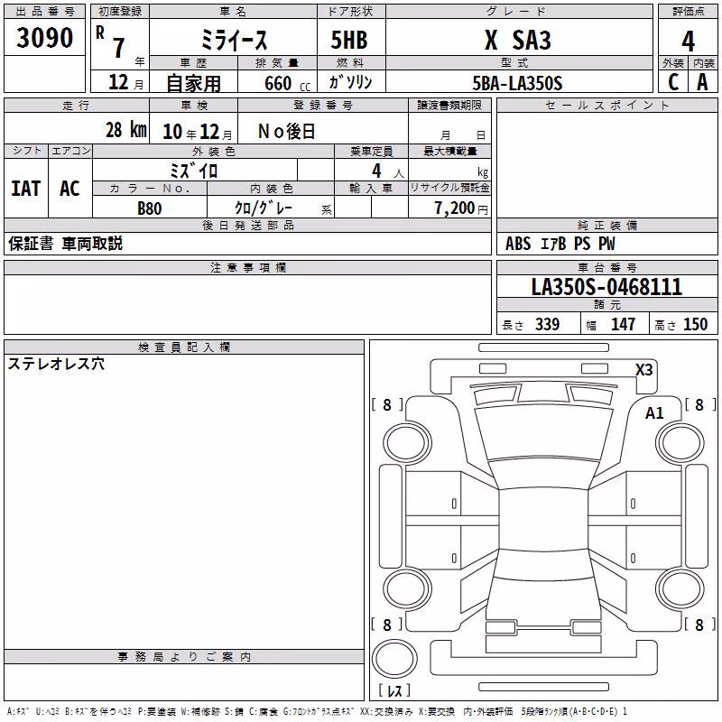 DAIHATSU MIRA E:S