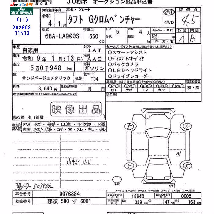 DAIHATSU TAFT