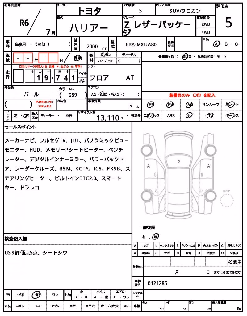 TOYOTA HARRIER