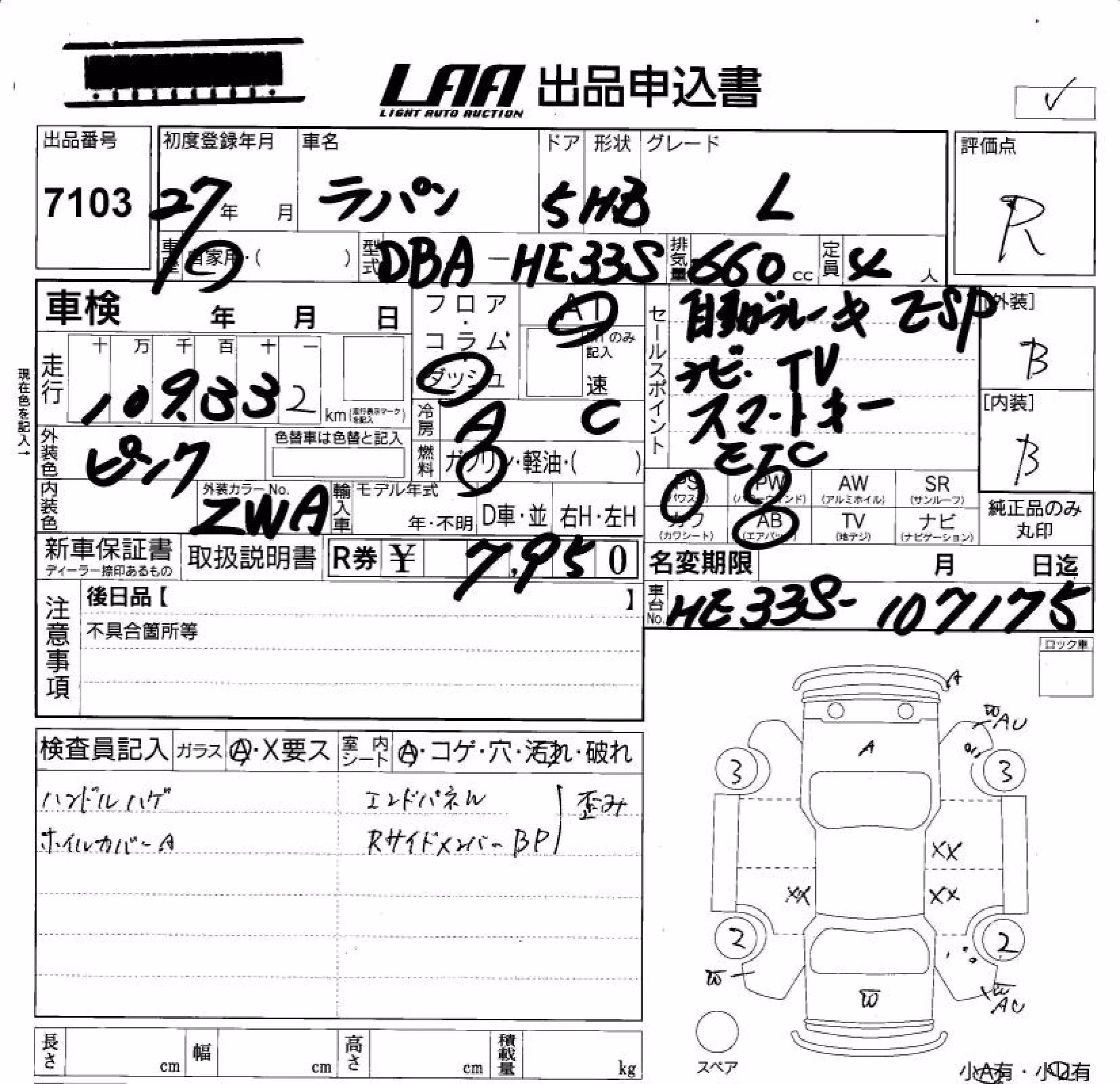 SUZUKI ALTO LAPIN