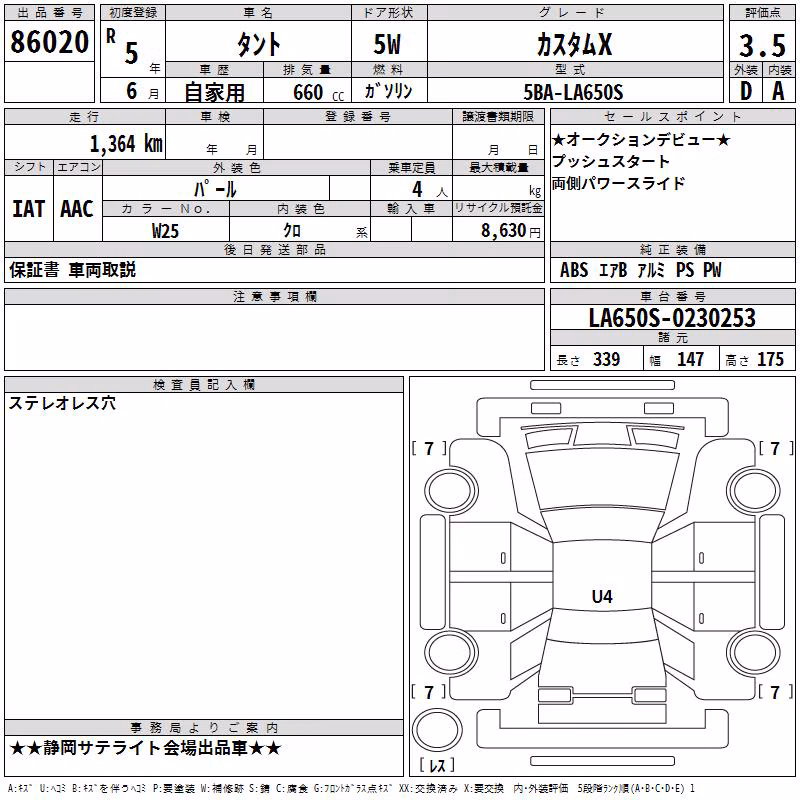 DAIHATSU TANTO