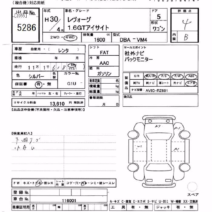 SUBARU LEVORG