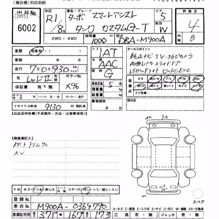 TOYOTA TANK