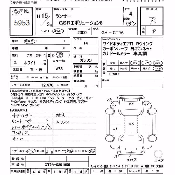 MITSUBISHI LANCER EVOLUTION