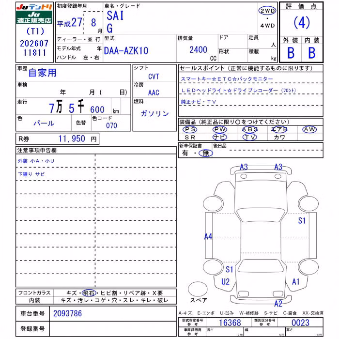 TOYOTA SAI