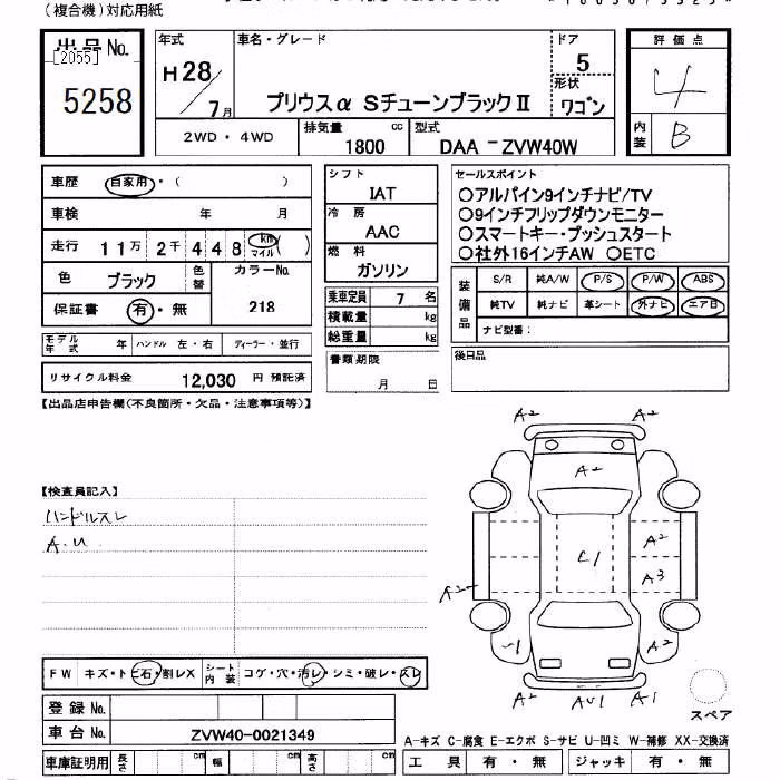 TOYOTA PRIUS ALPHA