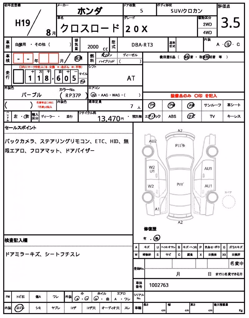 HONDA CROSSROAD