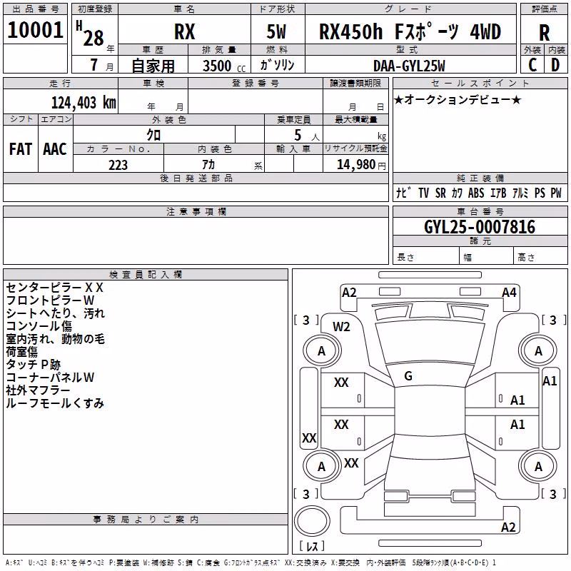 LEXUS RX450H