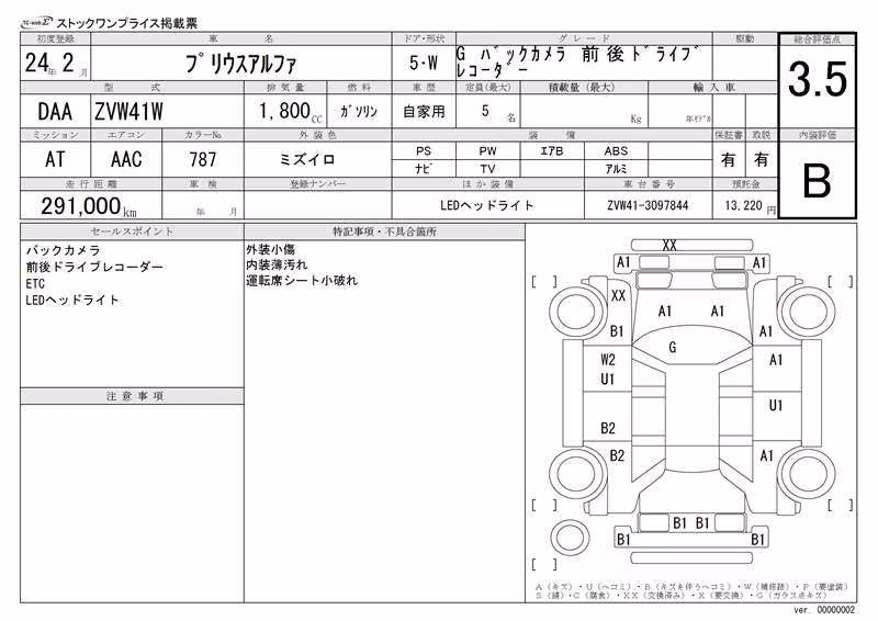 TOYOTA PRIUS ALPHA
