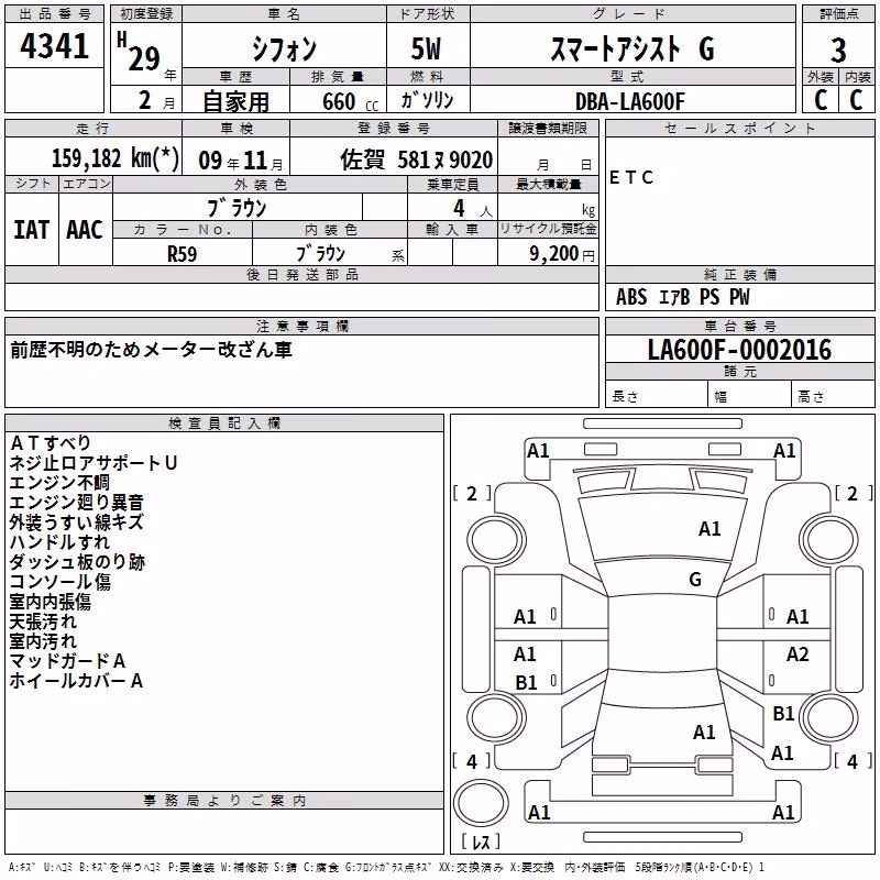 SUBARU CHIFFON