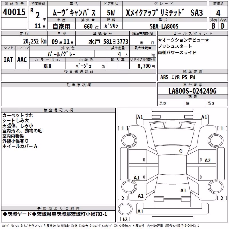 DAIHATSU MOVE CANBUS